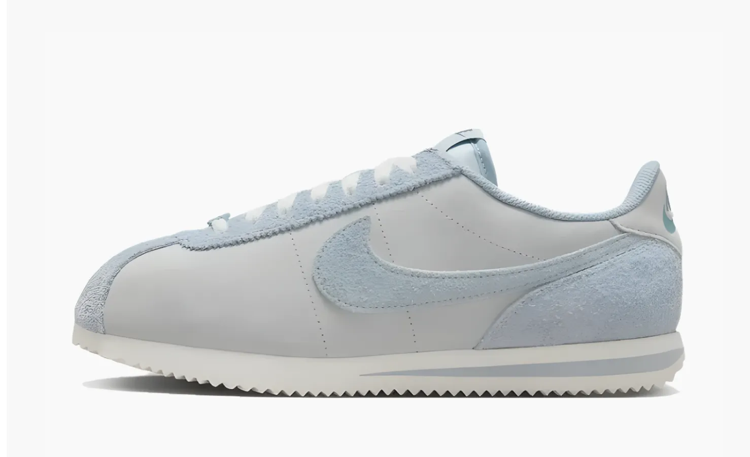 Nike Cortez Premium Leather WMNS «Pure Platinum Armory Blue»