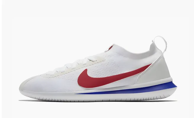 Кроссовки Nike Cortez Flyknit «Forrest Gump» belye