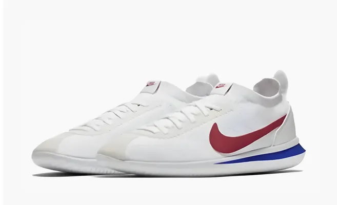 Кроссовки Nike Cortez Flyknit «Forrest Gump» belye