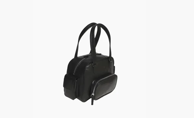 Сумки Adidas leather bag «Black» chyernye