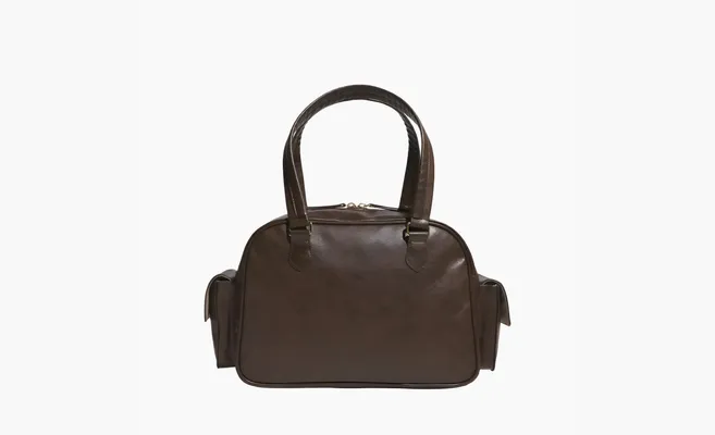 Сумки Adidas leather bag «Brown» korichnevye