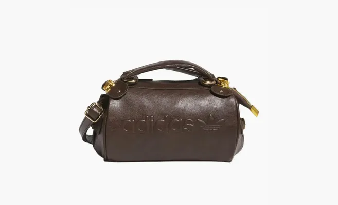 Сумки Adidas Polyurethane Pillow Bag Cylinder Bag Shoulder «Brown» korichnevye