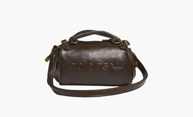 Сумки Adidas Polyurethane Pillow Bag Cylinder Bag Shoulder «Brown» korichnevye