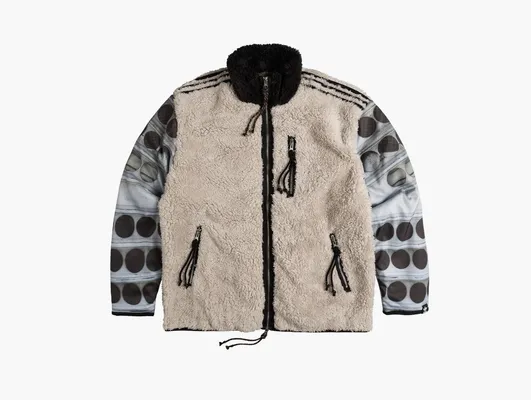 Одежда Adidas x Song for the Mute Fleece All Over Print Jackets «Black» коричневый