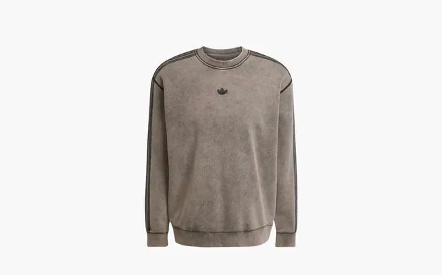 Одежда Adidas Premium Essentials Retro Washed Crew Sweatshirt «Brown» korichnevye