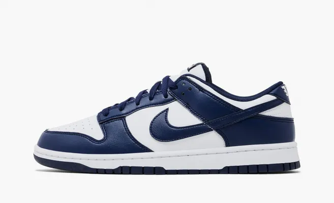 Кроссовки Nike Dunk Low «Midnight Navy» 2025 sinie