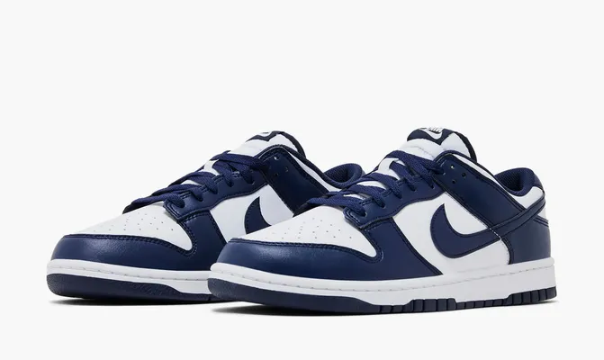 Кроссовки Nike Dunk Low «Midnight Navy» 2025 sinie