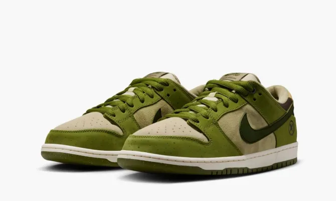 Кроссовки Nike Dunk Low SB x Yuto Horigome «Asparagus» zelyenye
