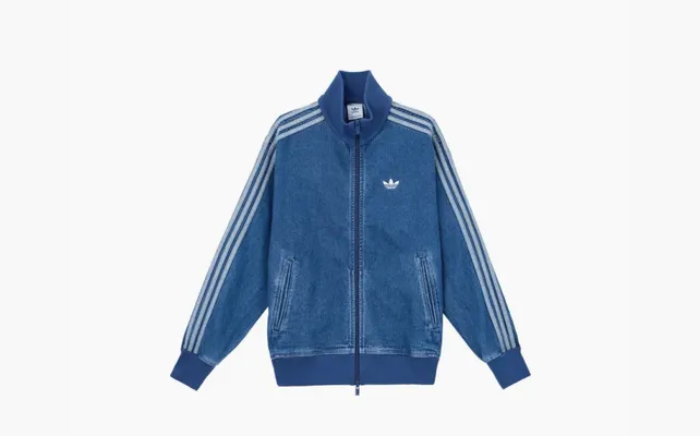  Adidas Originals Adicolor Denim Firebird Track Top«Blue» sinie