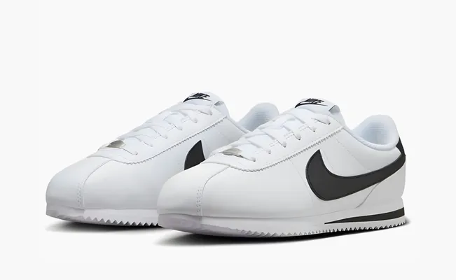 Кроссовки Nike Cortez GS «White Black» belye