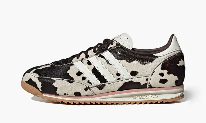  Adidas SL72 OG WMNS «Cow Print» kremovye