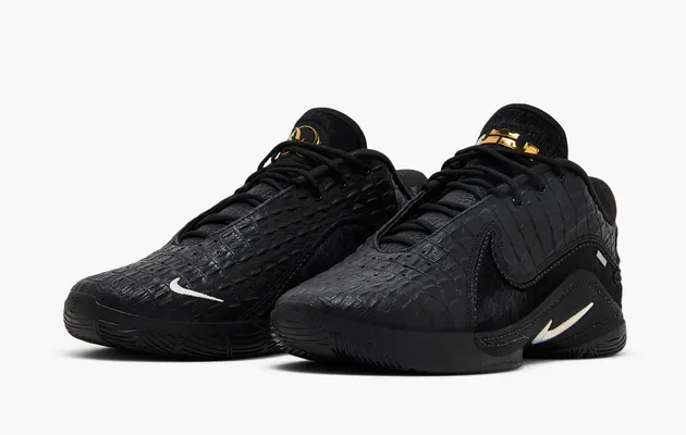  Nike LeBron 22 LX «Black Label Pack» chyernye