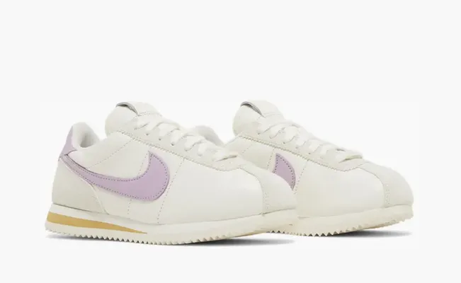 Кроссовки Nike Cortez SE WMNS «Sail Iced Lilac» kremovye