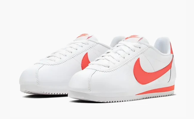 Кроссовки Nike Classic Cortez Leather WMNS «White Magic Ember» belye