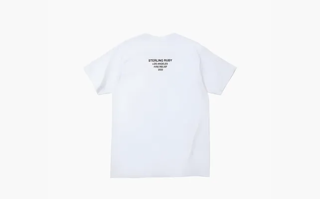 Одежда Supreme Los Angeles Fire Relief Box Logo Tee «White» belye