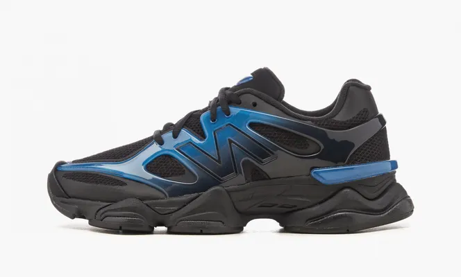 Кроссовки New Balance 9060 «Caged - Navy Blue Black Gradient» chyernye