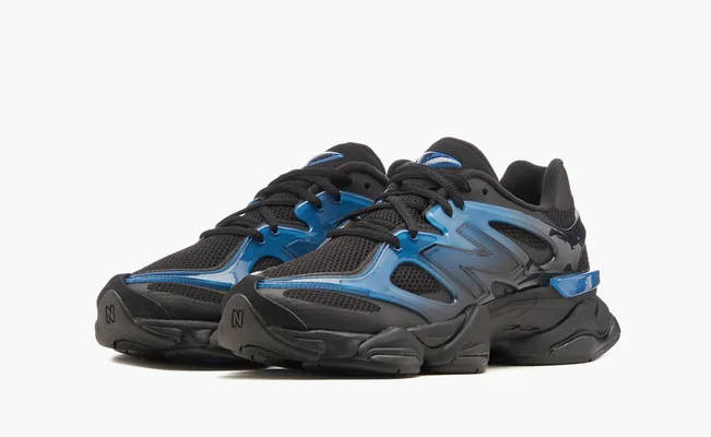 Кроссовки New Balance 9060 «Caged - Navy Blue Black Gradient» chyernye