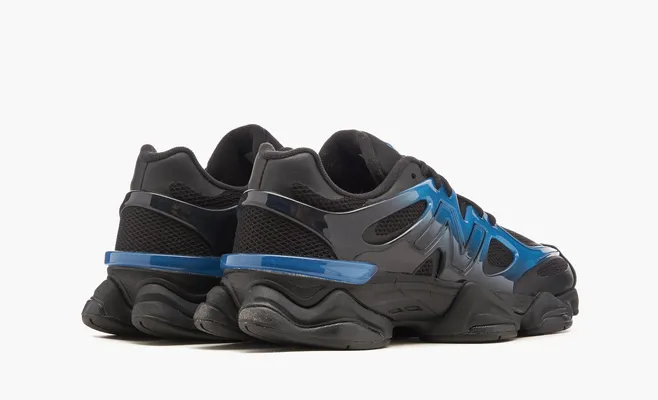 Кроссовки New Balance 9060 «Caged - Navy Blue Black Gradient» chyernye