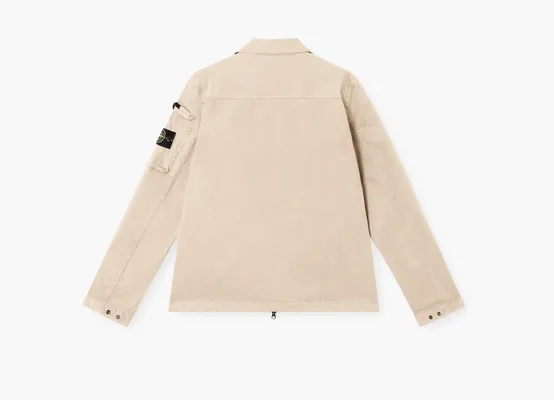 Одежда Stone Island Overshirt with Zip Fastening «Desert» bezhevye