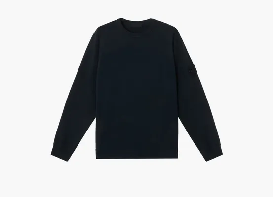 Одежда Stone Island Crewneck Sweatshirt with Ribbed Details «Navy Blue» sinie