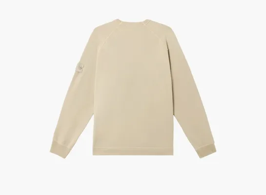 Одежда Stone Island Crewneck Sweatshirt with Ribbed Details «Beige» bezhevye