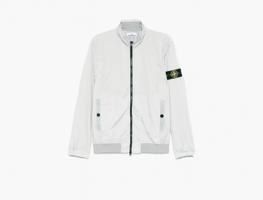  Stone Island Wind-Resistant Jacket with Anti-Drop and Mesh Lining «Pearl Grey» serye