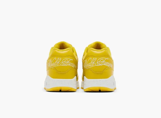 Кроссовки Supreme x Nike Air Max 1 '87 SP «Speed Yellow» zhyeltye
