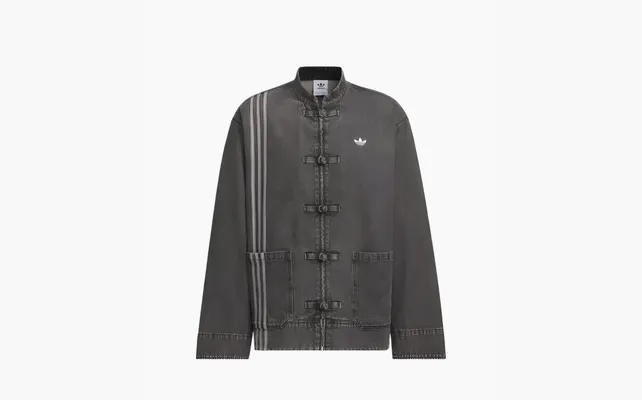  Adidas Originals CTT Jacket Unisex Denim «Black» chyernye