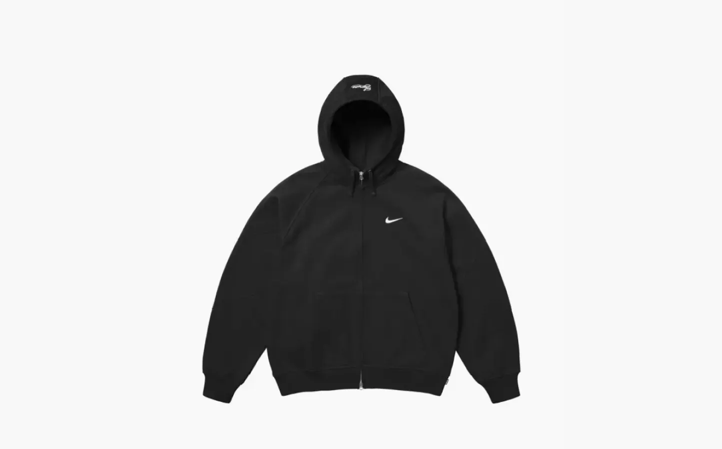 Supreme X Nike Zip Up Hooded «Black»
