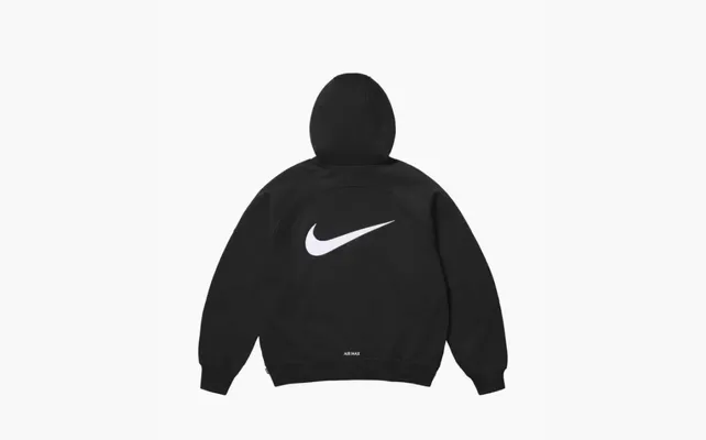 Одежда Supreme X Nike Zip Up Hooded «Black» черный