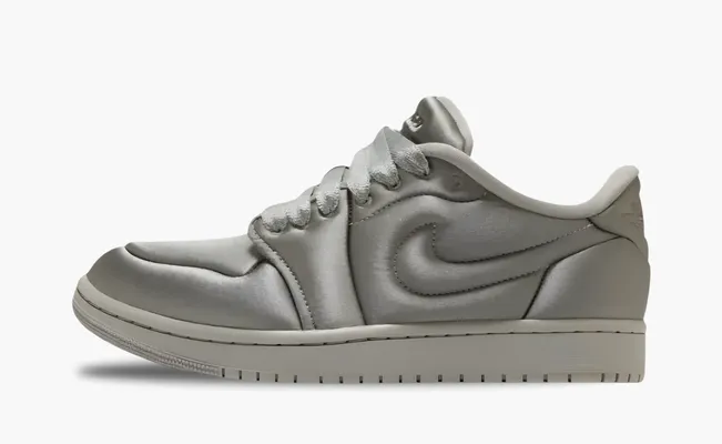 Кроссовки Air Jordan 1 Low Method of Make WMNS «Satin Grey» serye