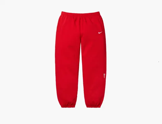 Одежда Supreme x Nike Sweatpant «Red» красный