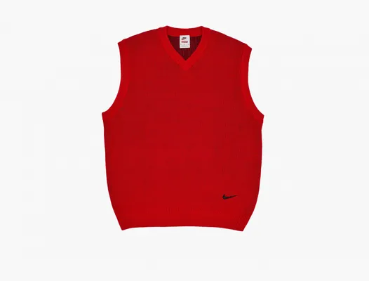 Одежда Supreme x Nike Sweater Vest «Red» красный