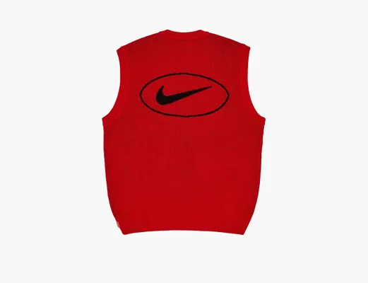 Одежда Supreme x Nike Sweater Vest «Red» красный