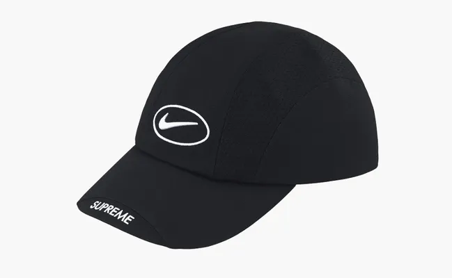 Аксессуары Supreme x Nike Running Hat «Black» chyernye