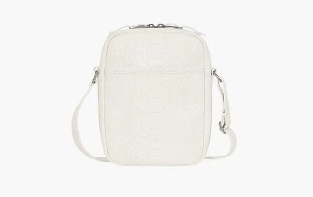 Сумки Supreme x Nike Leather Shoulder Bag «Snakeskin» bezhevye