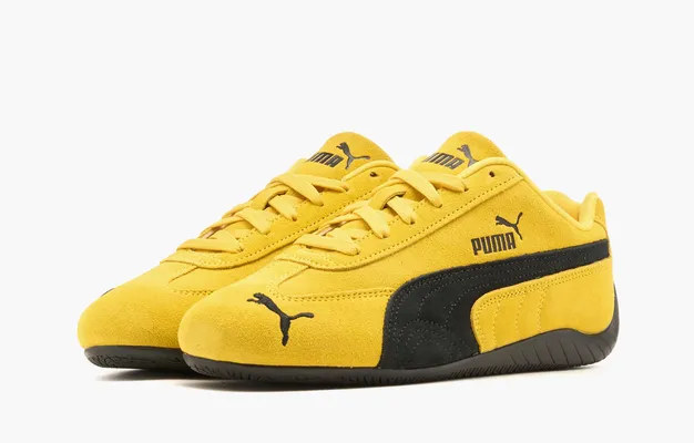  Puma Speedcat OG «Pelé Yellow Black» zhyeltye