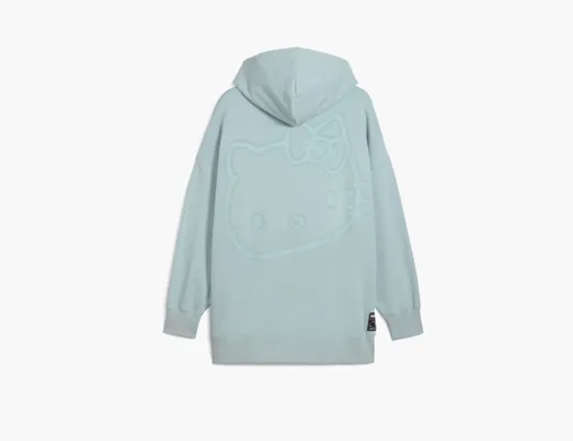 Одежда Puma x Hello Kitty and Friends Graphic Oversized Hoodie Women «Modern mint» zelyenye
