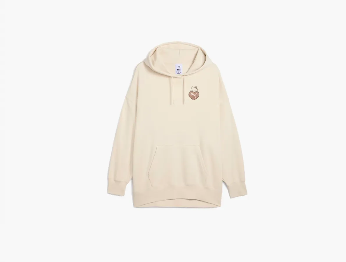 Puma x Hello Kitty and Friends Graphic Oversized Hoodie Women «Alpine Snow»