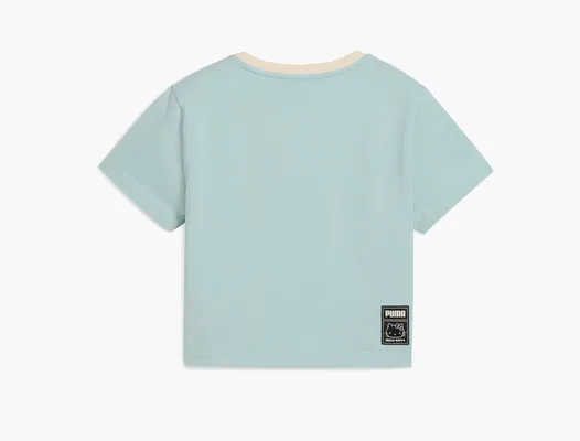 Одежда Puma x Hello Kitty and Friends Graphic Baby Tee Women «Modern Mint» golubye