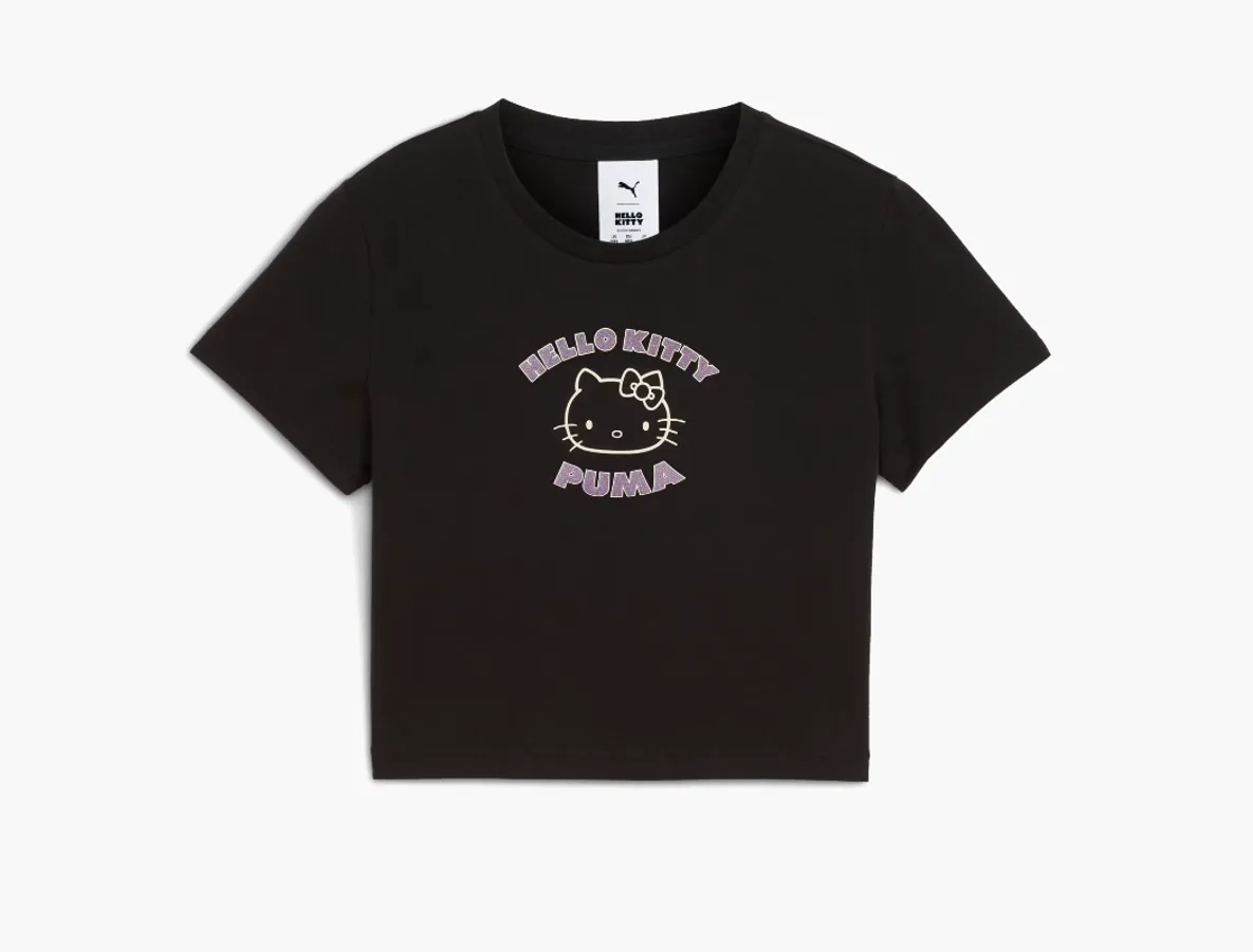 Puma x Hello Kitty and Friends Graphic Baby Tee Women «Black»