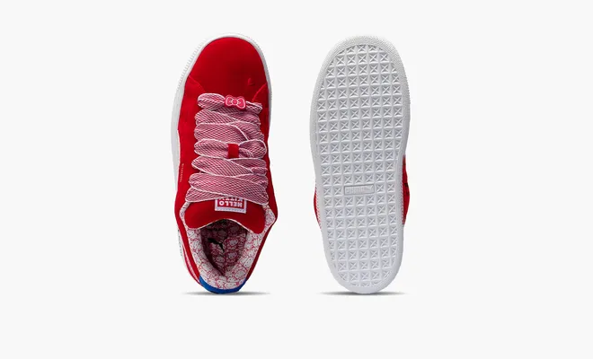  Puma Suede XL Hello Kitty and Friends WMNS «Red Bow» krasnye 