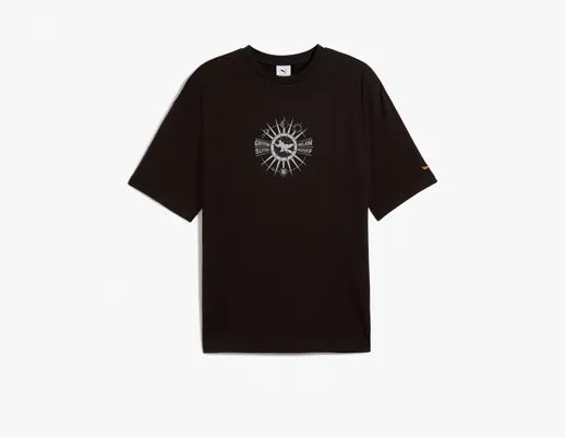 Одежда Puma x Harry Potter Unisex Oversized Graphic T-Shirt «Black» chyernye
