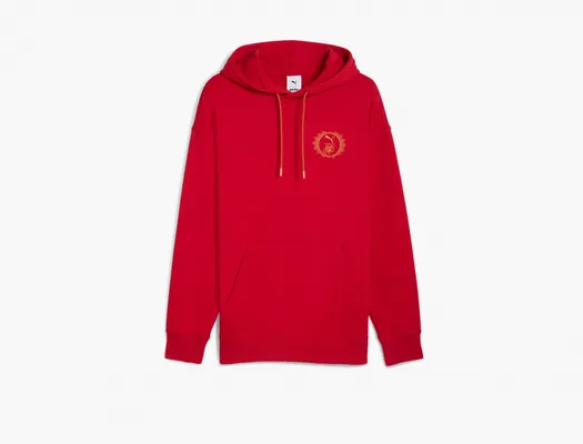 Одежда Puma x Harry Potter Relaxed Hoodie Unisex «Dark Crimson» krasnye 