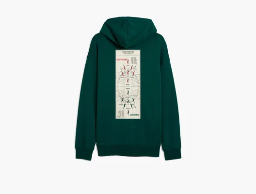 Одежда Puma x Harry Potter Relaxed Hoodie Unisex «Dark Myrtle» zelyenye