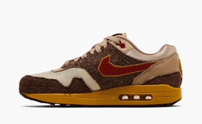 Кроссовки Nike Air Max 1 «Low Poly - Big Head Origins» korichnevye