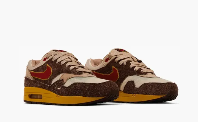 Кроссовки Nike Air Max 1 «Low Poly - Big Head Origins» korichnevye