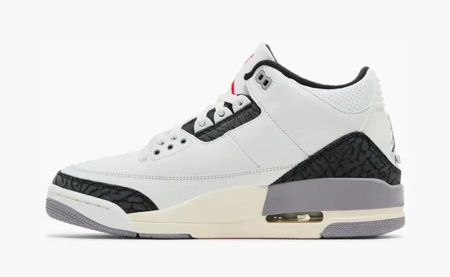 Кроссовки Air Jordan 3 Retro «Cement Grey» belye