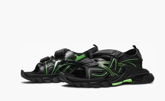   Balenciaga Track 2.0 «Black Green» chyernye