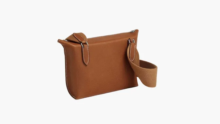 Сумки Hermes Videpoches Bag «Fauve / Gold» korichnevye